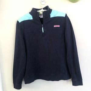 VineyardVines Women’s Shep Shirt - Navy Medium